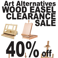 Art Alternatives Wood Easel Clearance Sale