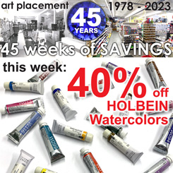art placement 45 weeks of savings anniversary sale