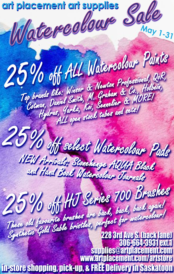 Art Placement May Watercolour Sale