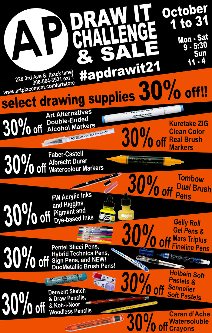 October 2021 Drawing Sale Flyer