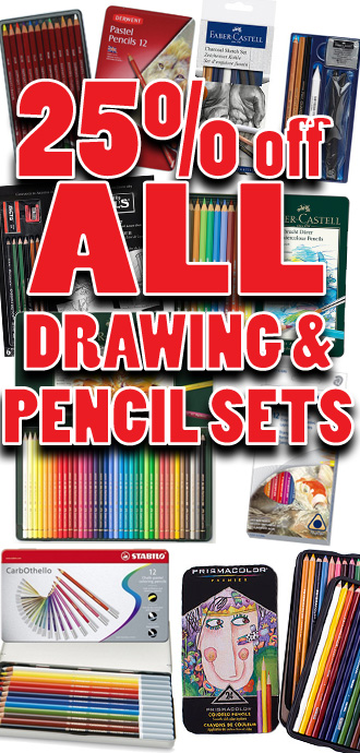 25 percent off drawing sets