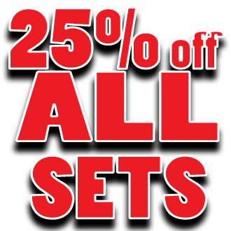 25 percent off all sets