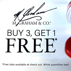 M graham buy 3 get 1 free promo