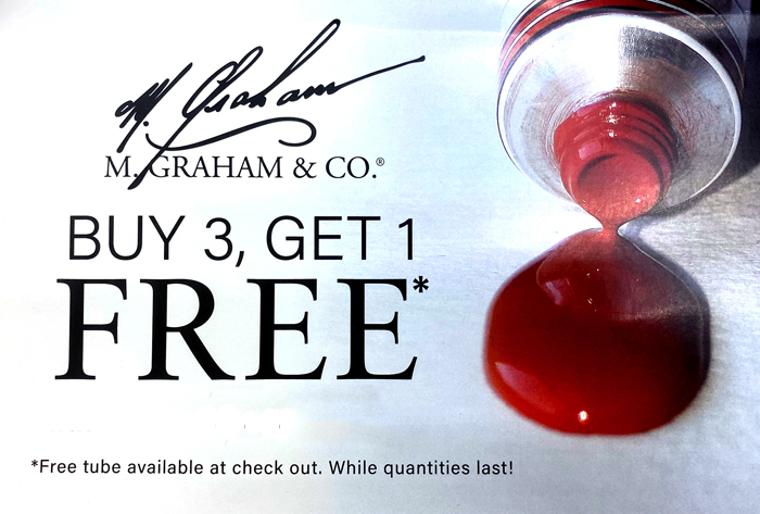 m graham buy 3 get 1 free promo