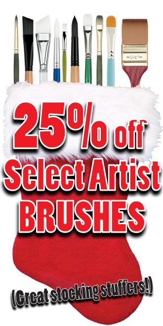 25 percent off brushes