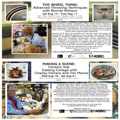 art gallery of swift current ceramic workshops