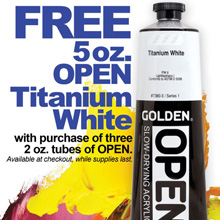 Golden OPEN Titanium WHite Promo