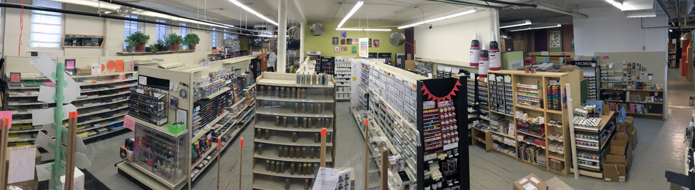 art placement art supply store in saskatoon store interior