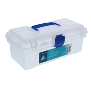 art alternatives 12 inch clear plastic tool box