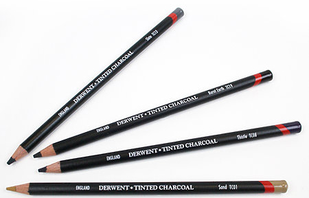 Derwent Tinted Charcoal Pencils