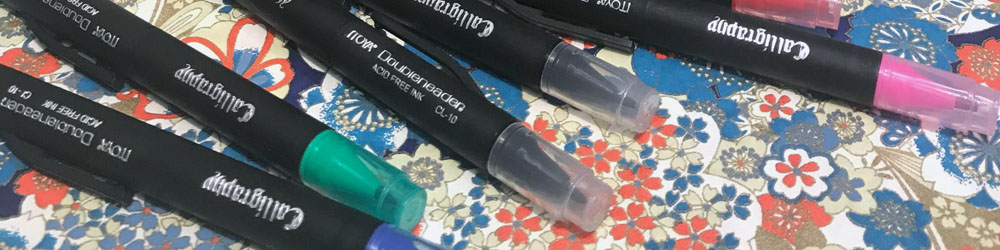 Itoya Doubleheader Calligraphy Marker Black