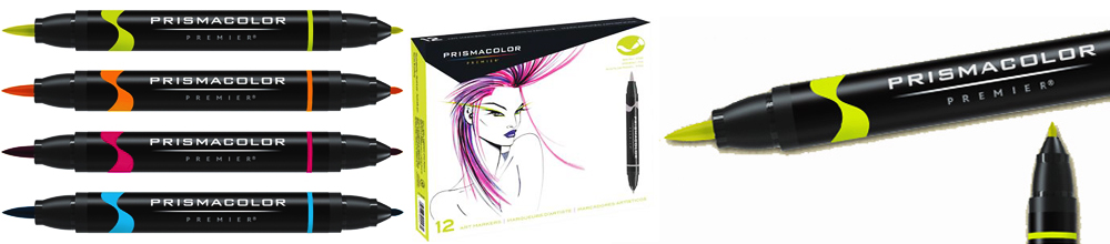 Prismacolor Premier Double-Ended Art Markers, Brick White