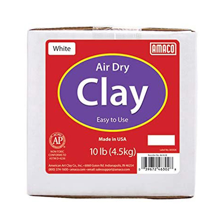 Amaco air dry clay 10lb block gray