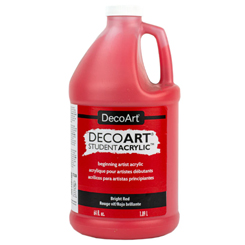 Deco Art Student Acrylic Bright Red