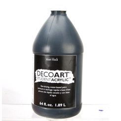 Deco Art Student Acrylic Mars Black