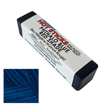 enkaustikos hot sticks phthalo blue red shade