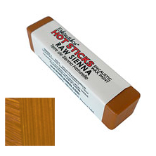 enkaustikos hot sticks raw sienna