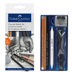 faber castell charcoal sketching set