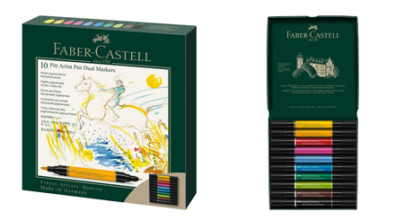 Faber Castell watercolour marker set of 10 colours