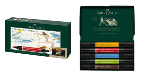 Faber Castell watercolour marker set of 5 colours