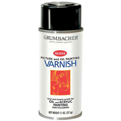 grumbacher spray varnish