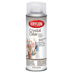 krylon crystal clear art spray