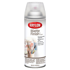 Krylon matte finish art spray