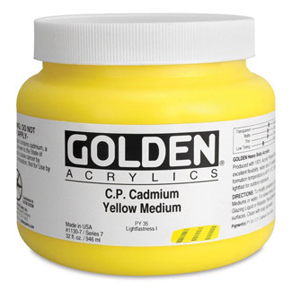 golden heavy body acrylics 32 ounce jar