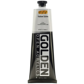 golden open slow drying acrylic 5 ounce tube