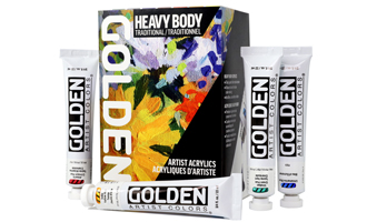 Golden Heavy Body Acrylics Traditional 8-color set