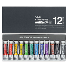 holbein artists gouache 12 x 15ml set