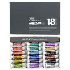 holbein artists gouache 18 x 15ml set