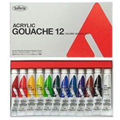 Holbein Acryla acrylic gouache 12 color introductory set