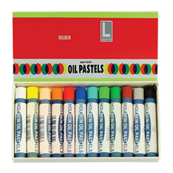 holbein academic oil pastel 12 color set