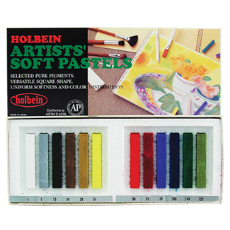 Holbein soft pastel 12 color set