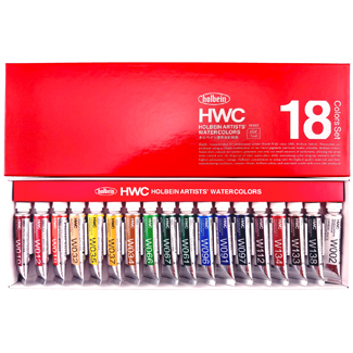 Holbein Artist Watercolor 18x5ml tube set
