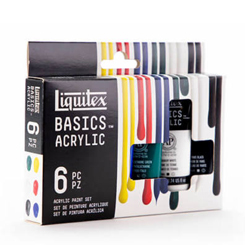 Liquitex Basics Acrylic Paint Light Blue Permanent 4 oz