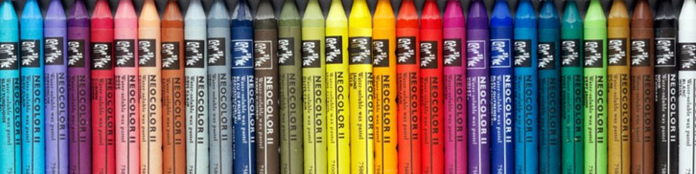 Caran d'Ache, Neocolor II Crayons, 10 Colors 