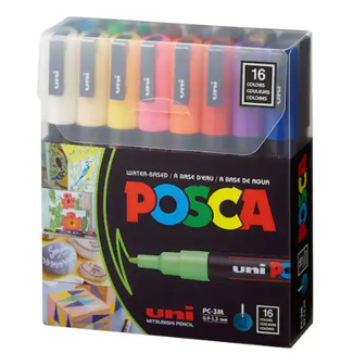 Posca 3m paint marker set of 16