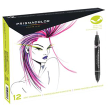 Prismacolor Brush Marker Set of 12