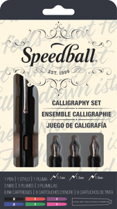 speedball calligraphy fountain pen beginner set