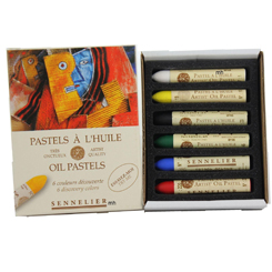 sennelier oil pastel set of 6