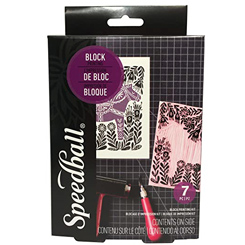 speedball super value blockprinting set