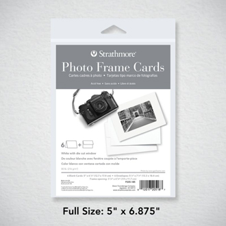 Strathmore 400 Photo Frame Greeting Cards 5x7 6pack