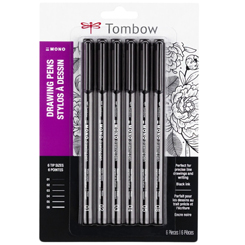 Tombow Mono Drawing Pen 6 set