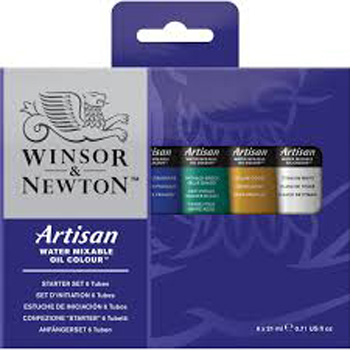 winsor and newton artisan water mixable oils set of 6