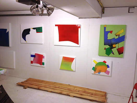 Jonathan Forrest's Studio Nov 2013